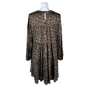 Unisex Banana Republic - Schiffon dress, size 38 - Brown (2)