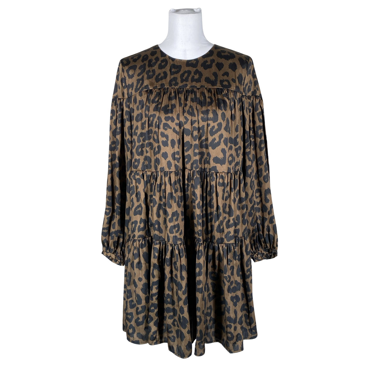 Unisex Banana Republic - Schiffon dress, size 38 - Brown (1)
