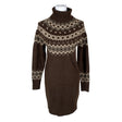 Unisex Free Quent - Knit dress, size 34 - Brown ()