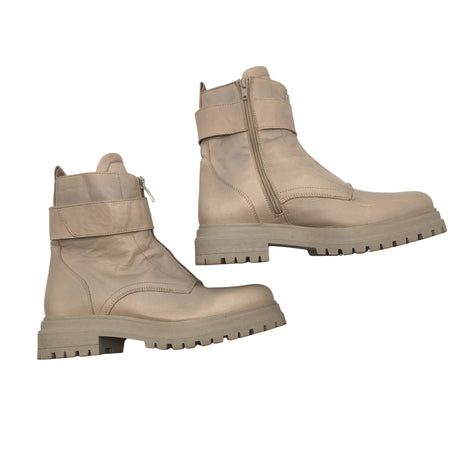 Unisex O.I.S - Ankle boots, size 40 - Beige ()