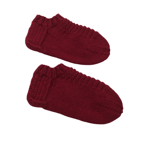 Unisex Handmade - Wool socks, size 36 - Red ()