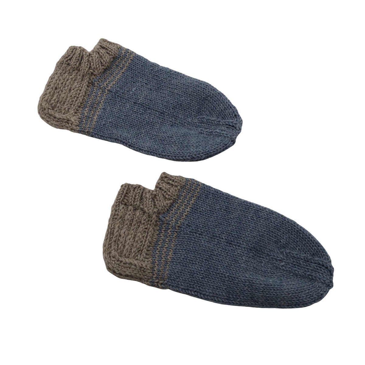 Unisex Handmade - Wool socks, size 40 - Blue (1)
