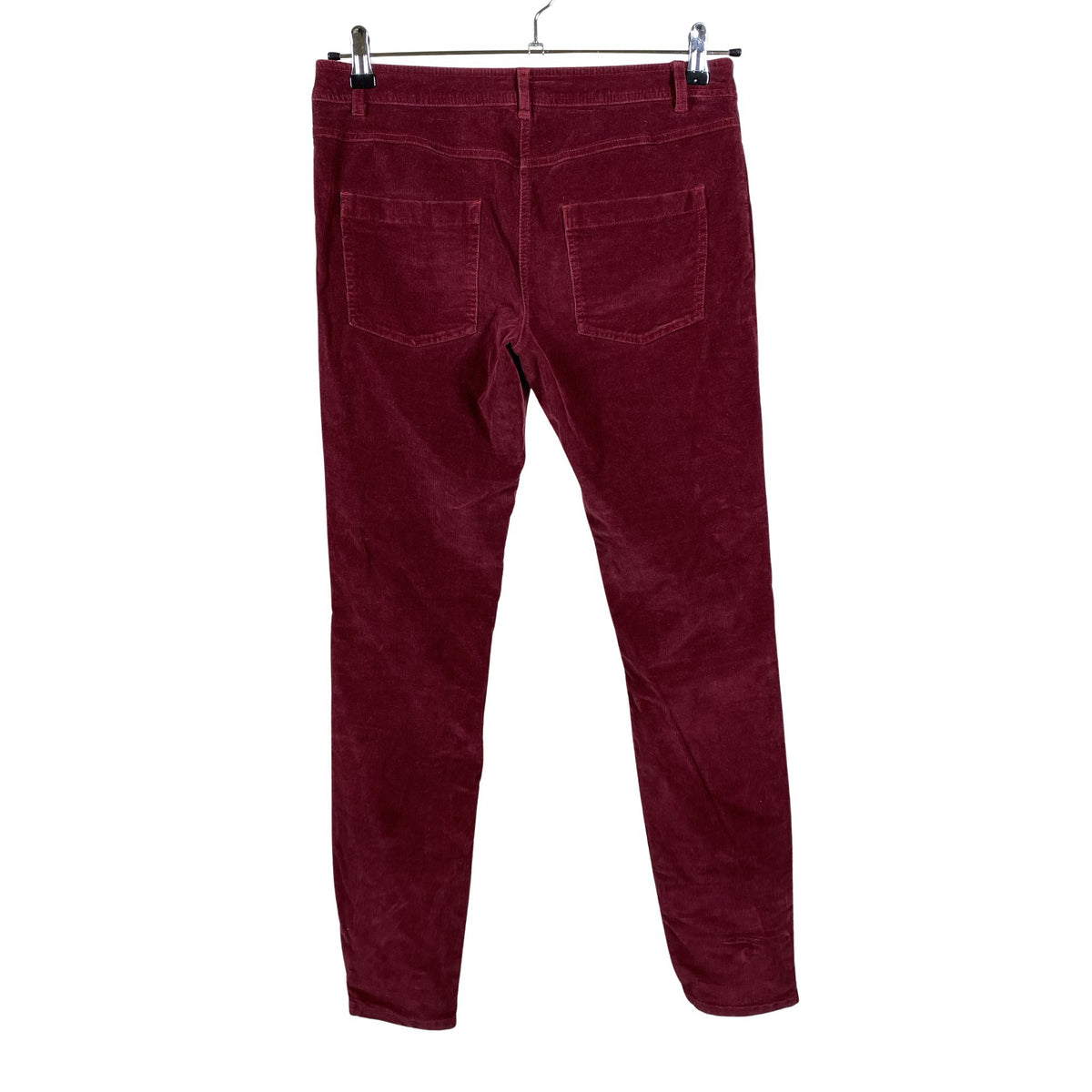 Unisex Your Face - Velvet pants, size 36 - Wine red (2)