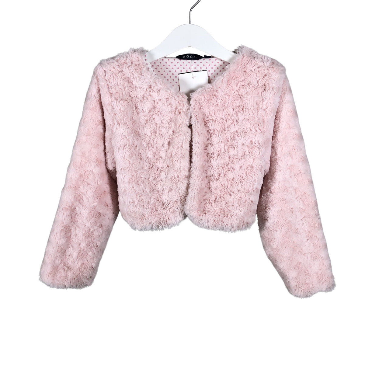 Unisex Bogi - Evening bolero jacket, size 122 - 128 - Light pink (1)