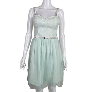 Unisex Chi Chi London - Party dress, size 36 - Green (1)