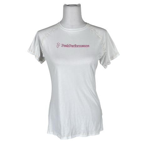Unisex Peak Performance - Sports shirt, short sleeve, size 38 - White ()