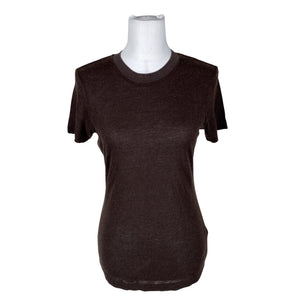 Unisex Filippa K. - T-shirt, size 38 - Brown (1)