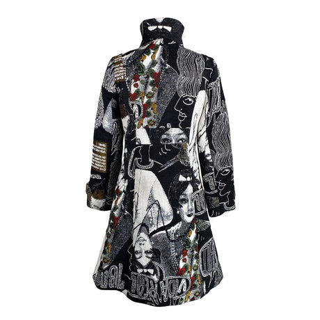 Unisex Desigual - Trench coat, size 36 - Black (2)
