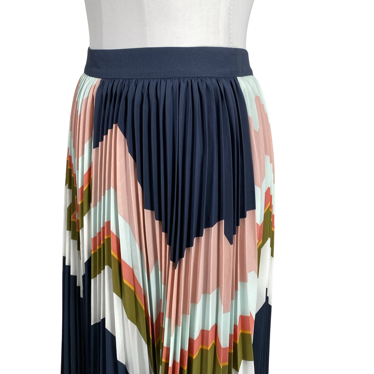 Unisex Ted Baker - Pleated skirt, size 36 - Blue (2)