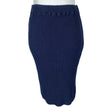 Unisex Anne Linnonmaa - Knit skirt, size 38 - Blue ()