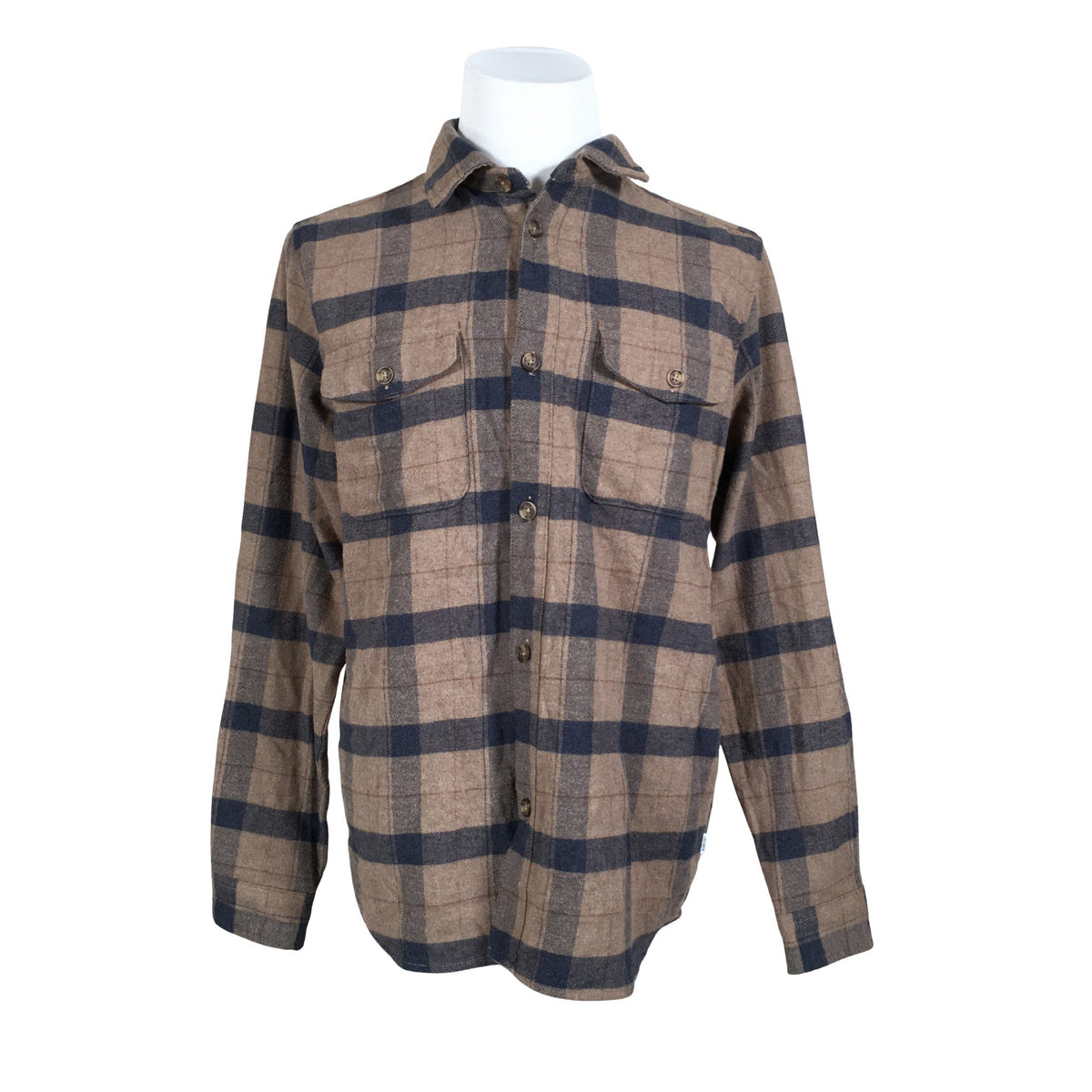 Unisex Les Deux - Flannel shirt, size L - Brown (1)