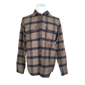 Unisex Les Deux - Flannel shirt, size L - Brown (1)