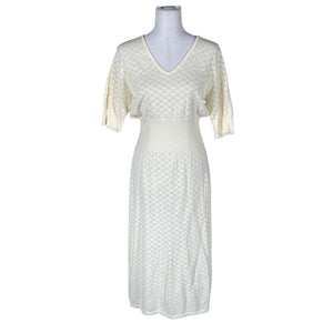 Unisex Nanso - Knit dress, size 38 - Natural white (1)