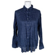 Unisex Uniqlo - Collared shirt, size 40 - Blue ()