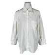 Unisex Massimo Dutti - Collared shirt, size 38 - White ()
