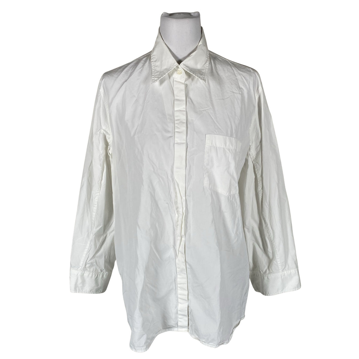 Unisex Massimo Dutti - Collared shirt, size 38 - White (1)