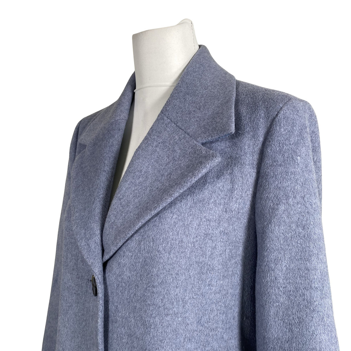 Unisex Selected - Wool coat, size 40 - Light blue (2)