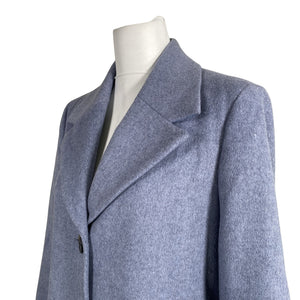 Unisex Selected - Wool coat, size 40 - Light blue (2)
