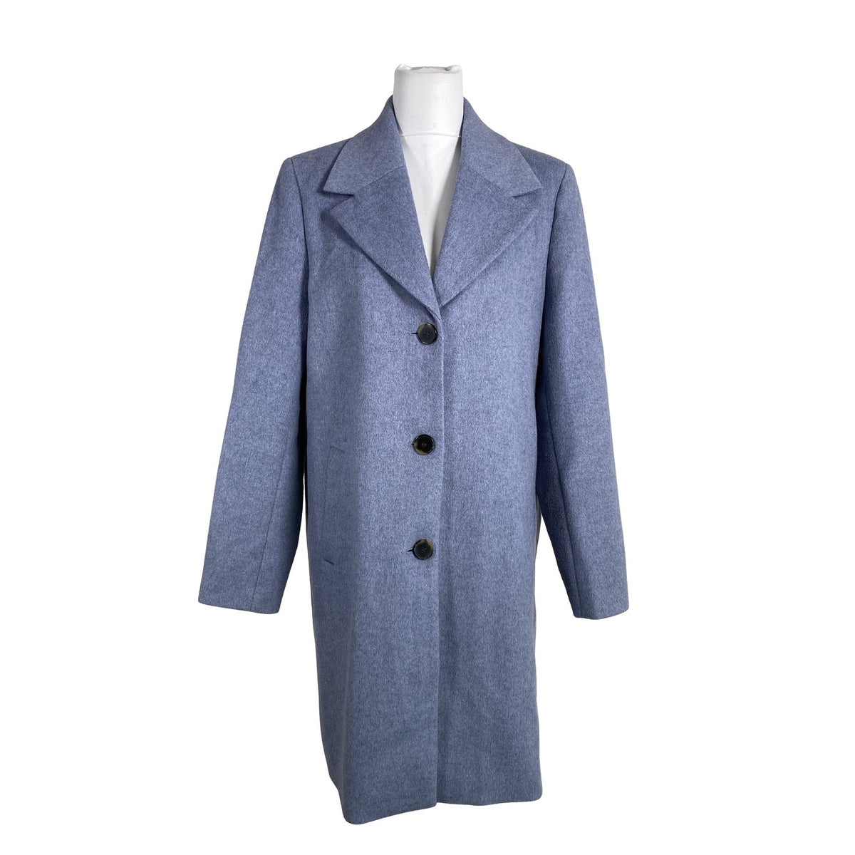 Unisex Selected - Wool coat, size 40 - Light blue (1)