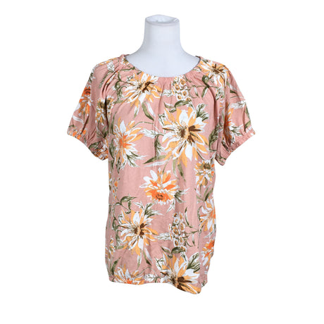 Naisten Free Quent - Short-sleeved blouse, size 38 - Light pink ()