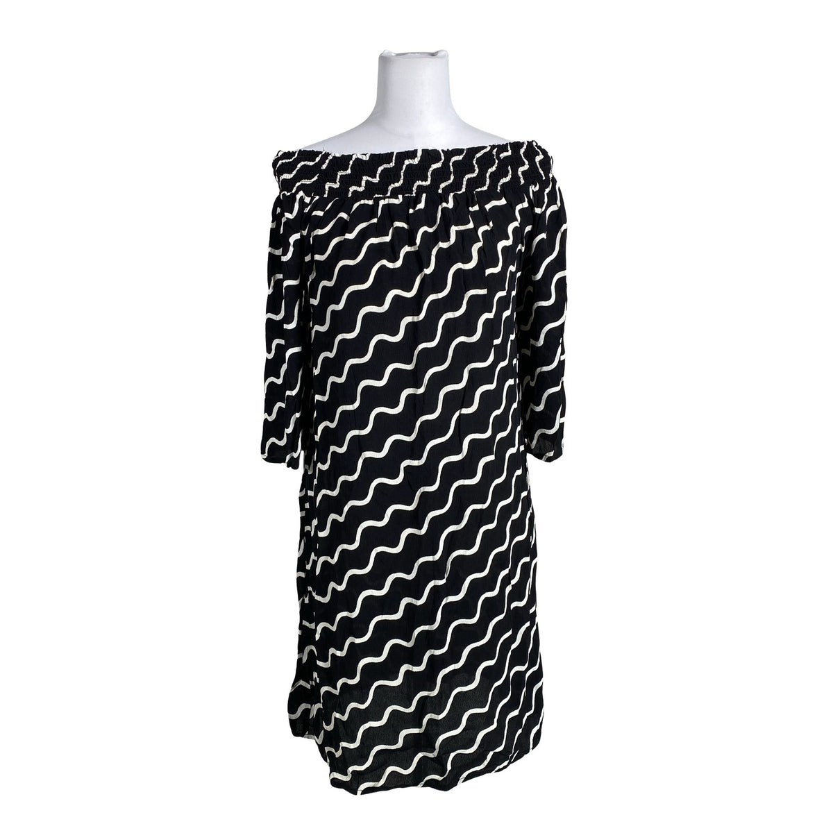 Unisex Your Face - Schiffon dress, size 40 - Black (1)