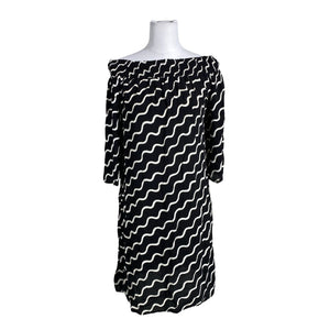 Unisex Your Face - Schiffon dress, size 40 - Black (1)