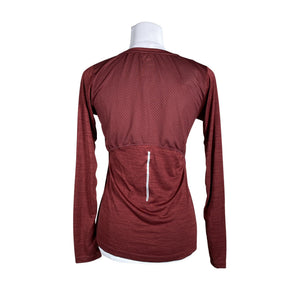 Unisex Soc - Sports shirt, long sleeve, size 36 - Wine red (2)