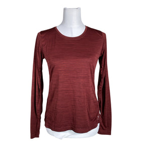 Unisex Soc - Sports shirt, long sleeve, size 36 - Wine red (1)