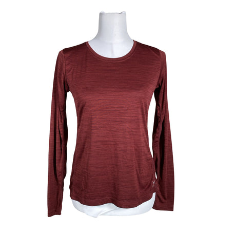 Unisex Soc - Sports shirt, long sleeve, size 36 - Wine red ()