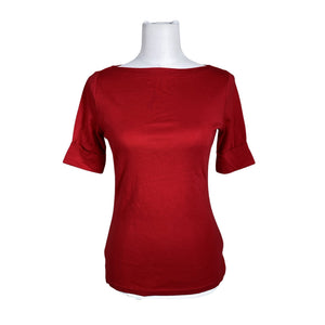 Unisex Lauren Ralph Lauren - Tricot shirt, size 34 - Red (1)