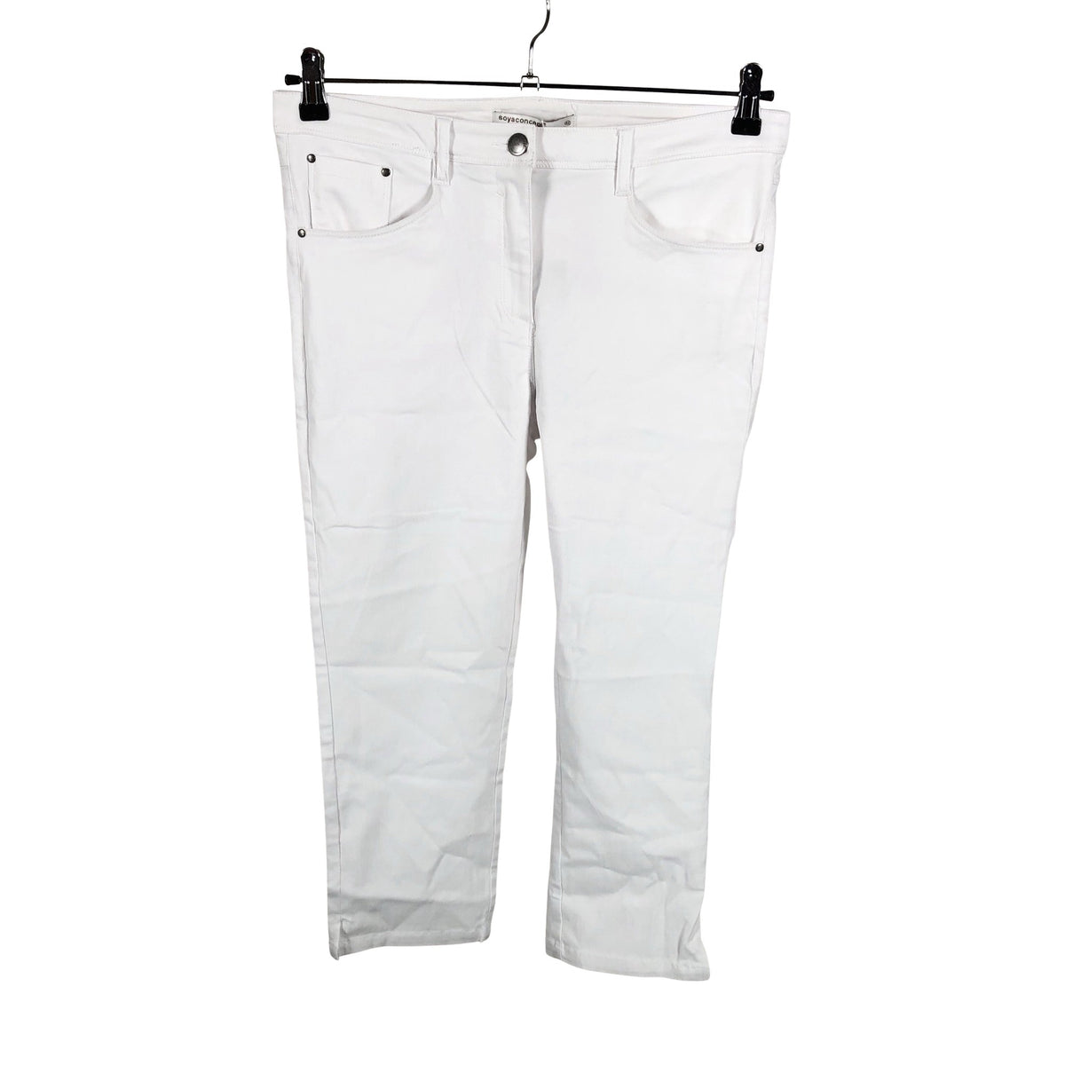 Unisex Soyaconcept - Capri jeans, size 42 - White (1)