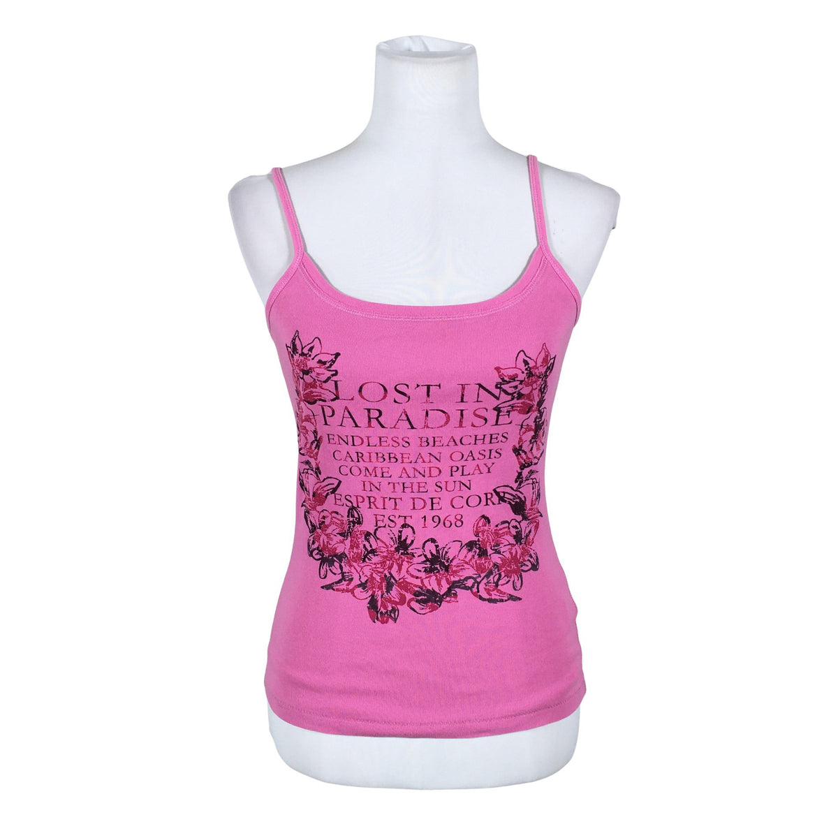 Unisex Esprit - Tricot tank top, size 38 - Pink (1)