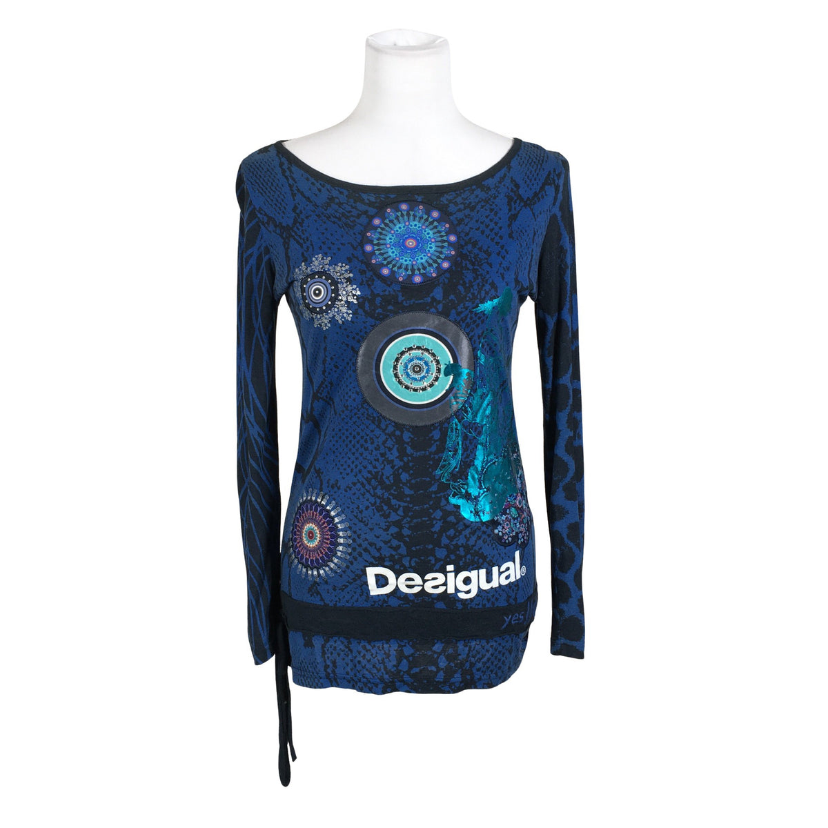 Unisex Desigual - Tricot shirt, size 36 - Black (1)