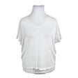 Unisex Bohemiana - Short-sleeved blouse, size 44 - White ()