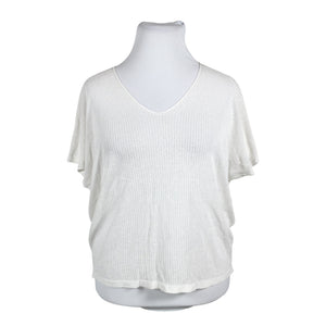 Unisex Bohemiana - Short-sleeved blouse, size 44 - White (1)