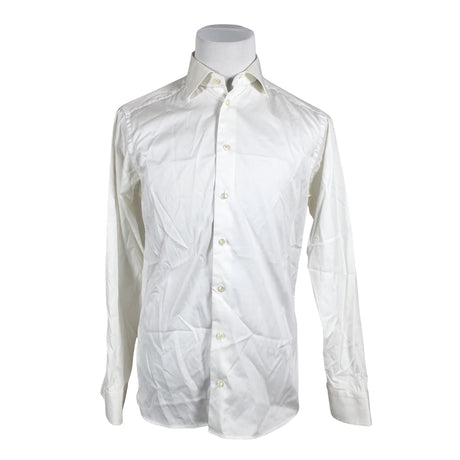 Unisex Eton - Collared shirt, size M - White ()