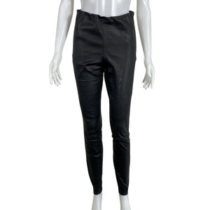 Unisex by Malene Birger - Leather pants, size 34 - Black (1)