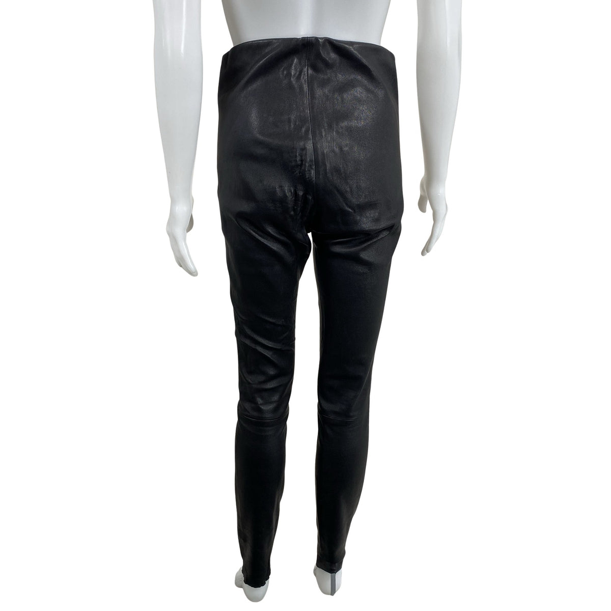 Unisex by Malene Birger - Leather pants, size 34 - Black (3)
