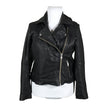 Unisex Y.A.S - Leather jacket, size 42 - Black ()
