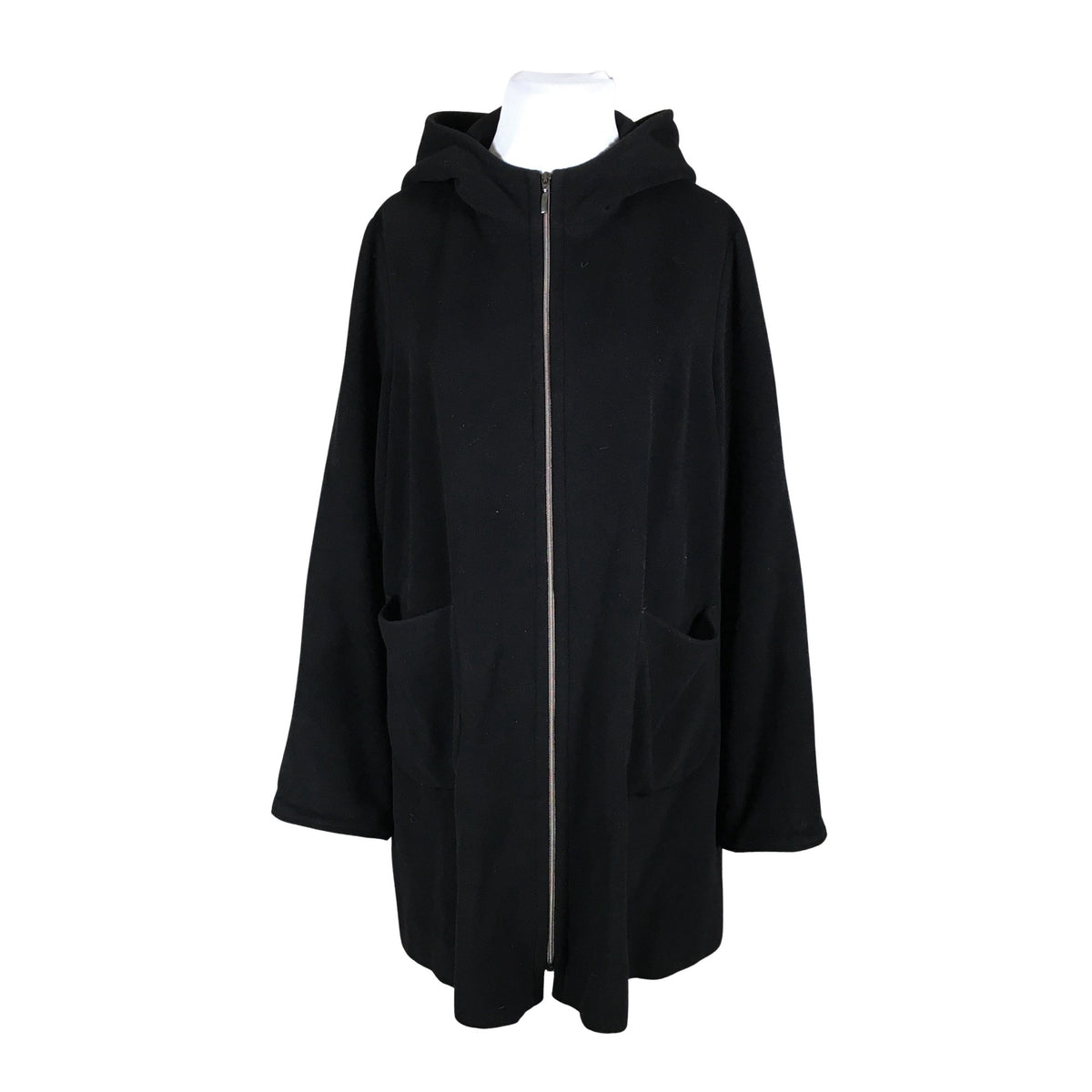 Unisex Voglia - Wool coat, size 48 - Black (1)