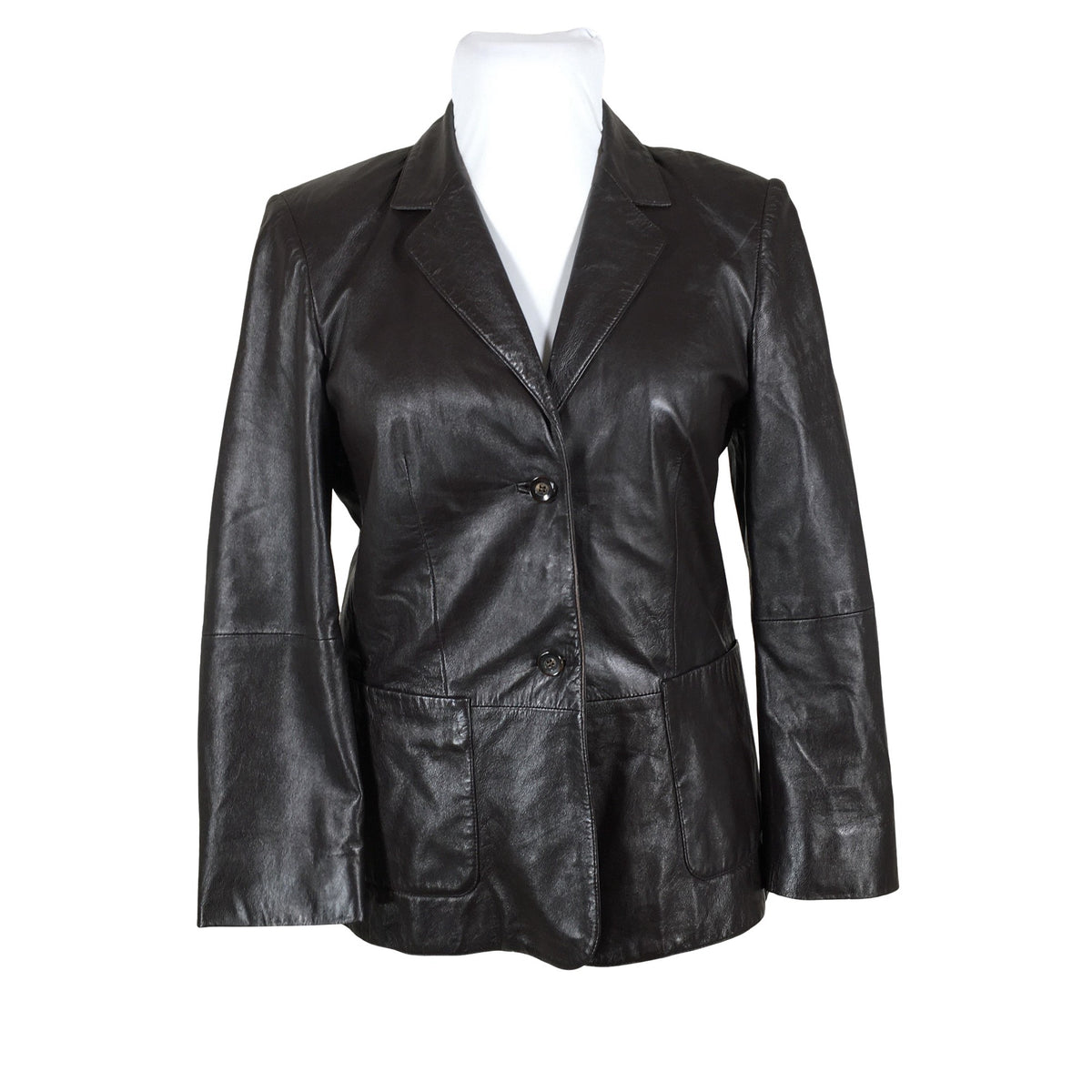 Unisex Ben Sherman - Leather jacket, size 42 - Brown (1)
