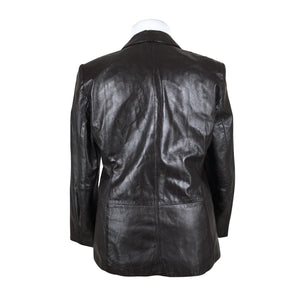 Unisex Ben Sherman - Leather jacket, size 42 - Brown (2)