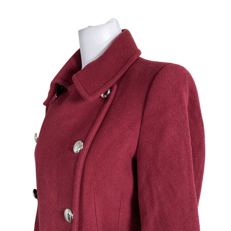 Unisex Andiata - Wool coat, size 38 - Wine red (2)