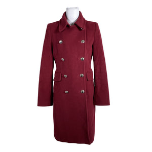 Unisex Andiata - Wool coat, size 38 - Wine red (1)