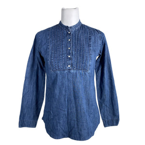 Unisex EDC by Esprit - Denim shirt, size 34 - Blue (1)