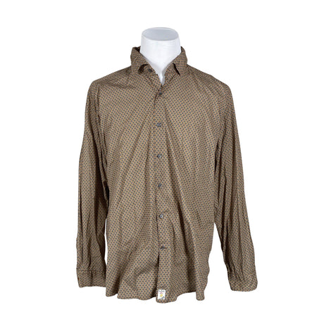 Unisex Pierre Cardin - Collared shirt, size XXL - Brown ()