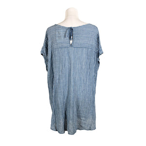 Unisex Sandra Fellini - Short-sleeved blouse, size 36 - Blue (2)