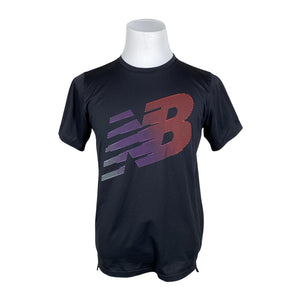 Unisex New Balance - Sports shirt, short sleeve, size M - Black (1)
