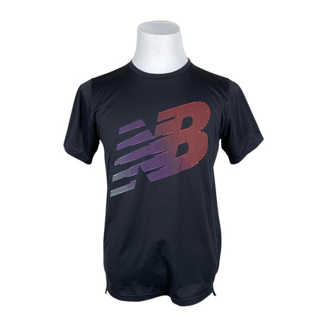 Unisex New Balance - Sports shirt, short sleeve, size M - Black ()