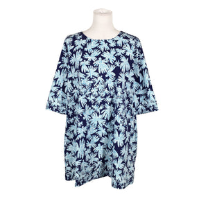 Unisex Virkkukoukkunen - Tricot tunic, size 40 - Blue (1)